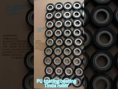 عجلة مقطوعة من القلب من الألومنيوم مع سطح البوليوريثين